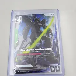 Gundam Deathscythe GD01-025 LR+ Foil Newtype Rising TCG NM Bandai Card - Image 3