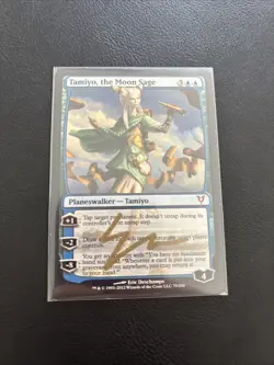 Tamiyo, the Moon Sage Avacyn Restored Regular Signed By Eric In Gold - Image 1