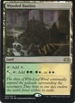 MTG: Double Masters: Wooded Bastion: Lightly Played Condition - Image 1