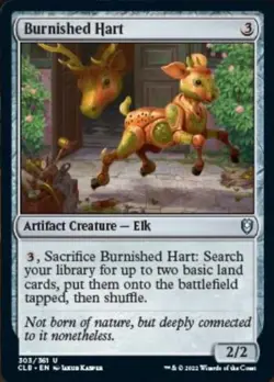 Burnished Hart [Commander Legends: Battle for Baldur's Gate] Lightly Pl - Image 1