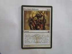 Rootborn Defenses x4 4x Return to Ravnica White COM Instant Populate MTG - Image 2