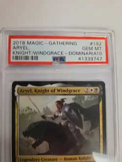 MTG Aryel, Knight of Windgrace Dominaria Commander PSA 10 Gem Mint - Image 2