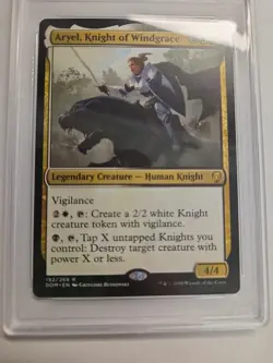 MTG Aryel, Knight of Windgrace Dominaria Commander PSA 10 Gem Mint - Image 3