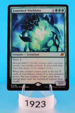MTG Famished Worldsire Edge of Eternities Foil #182 - Image 1