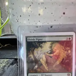 Magic: The Gathering Elvish Piper 9th Edition Green Creature 1/1 Rebecca Guay - Image 2