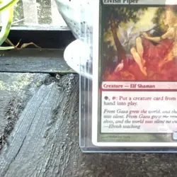 Magic: The Gathering Elvish Piper 9th Edition Green Creature 1/1 Rebecca Guay - Image 5