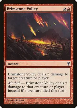 MTG | 4x BRIMSTONE VOLLEY x4 | CNS Conspiracy | Nearmint | Ships Free! - Image 1