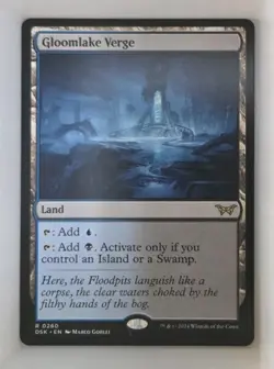 Gloomlake Verge 0260 Duskmourn: House of Horror Rare NM MTG 2024 - Image 1