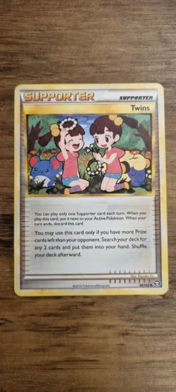 Twins - Pokemon TCG - LP - Uncommon - Triumphant - Free UK P&P - Image 1