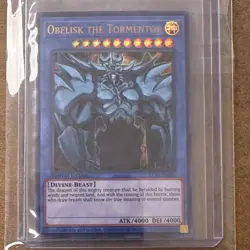 Yu-Gi-Oh! Obelisk the Tormentor LC01-EN001 Ultra Rare Effect – Konami - Image 1