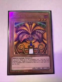 Yu-Gi-Oh! Exodia the Forbidden One MGED-EN005 Gold Rare 1st Edition - Image 1