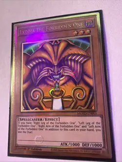 Yu-Gi-Oh! Exodia the Forbidden One MGED-EN005 Gold Rare 1st Edition - Image 2