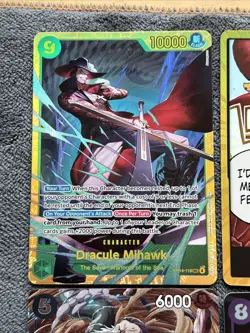 One Piece CCG Don!! Mihawk SEC Crocodile CS Event Pack Silvers Alt Bundle NM ENG - Image 2