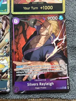 One Piece CCG Don!! Mihawk SEC Crocodile CS Event Pack Silvers Alt Bundle NM ENG - Image 4