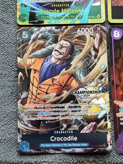 One Piece CCG Don!! Mihawk SEC Crocodile CS Event Pack Silvers Alt Bundle NM ENG - Image 5