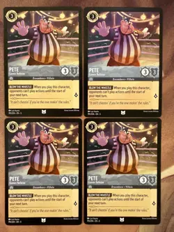 X4 Pete Games Referee 195/204 Shimmering Skies Disney Lorcana - Image 1