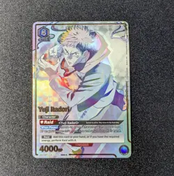 Union Arena Jujutsu Kaisen Yuji Itadori UE03BT/JJK-1-040 2 Star Parallel - Image 1
