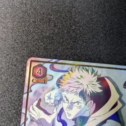 Union Arena Jujutsu Kaisen Yuji Itadori UE03BT/JJK-1-040 2 Star Parallel - Image 2