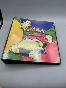 1999 Wizards Of The Coast Pokemon Vintage Trading Card 3-Ring Binder Ultra Pro - Image 1