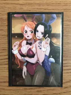 One Piece Nami and Boa Hancock ACG Sexy Bunny Girls Waifu Doujin NM Card - Image 2