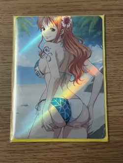 One Piece Nami Goddess Anime Waifu ACG Foil NM Card - Image 3