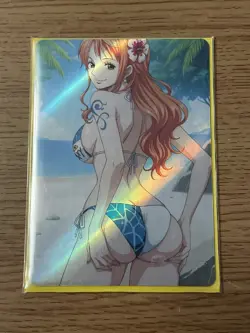 One Piece Nami Goddess Anime Waifu ACG Foil NM Card - Image 4