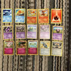 Pokemon Trading Card Game - FATES COLLIDE - Lot #1, 60 Unique Cards ! - Image 1
