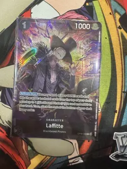 Laffitte OP09-095 Rare Holo Character Card One Piece Card Game 1000 Power - Image 1