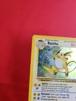 Pokemon Karte/card - Raichu 14/102 - Base Set - Holo - Very Good+ - Image 2