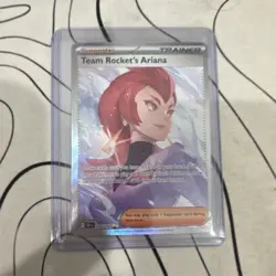 Pokemon Team Rocket's Ariana Full Art Holo 237/182 Destined Rivals Rare Card - Image 1