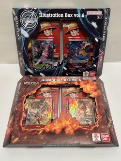 NEW in BOX One Piece Card Game Illustration Box Vol.5 and Vol.6 SEALED - Image 1