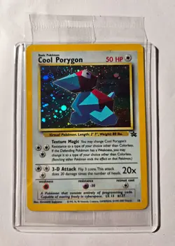 Pokemon TCG Card - Cool Porygon Promo Card Black Star #15 (NEW, SEALED) - Image 1