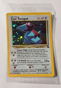Pokemon TCG Card - Cool Porygon Promo Card Black Star #15 (NEW, SEALED) - Image 3