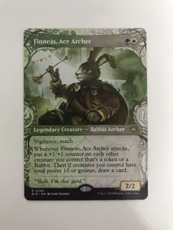 Finneas Ace Archer Showcase MTG Magic the Gathering Card NM Near Mint BLB - Image 1