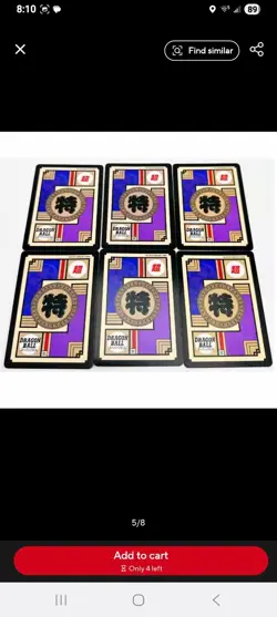 39pc Set DRAGON BALL Holographic Custom Art DRAGONBALL Z Collectible Anime Card - Image 5