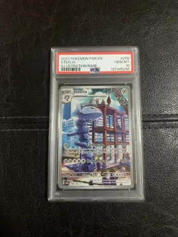 Steelix 208/182 SV04 Paradox Rift Holo Pokemon Card PSA 10 Gem Mint - Image 1