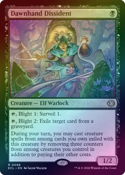 🔮Dawnhand Dissident #98 - Foil - Lorwyn Eclipsed (ECL) - MTG - Image 1