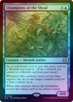 🔮Champions of the Shoal #46 - Foil - Lorwyn Eclipsed (ECL) - MTG - Image 1