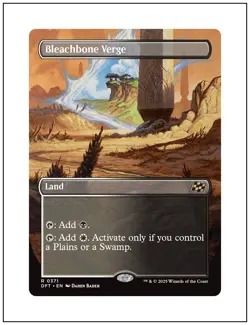 1x Bleachbone Verge, Borderless Art, Magic MTG NM - Image 1