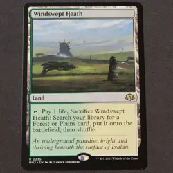 Windswept Heath 235 MTG Modern Horizons 3 (MH3) Rare NM - Image 1