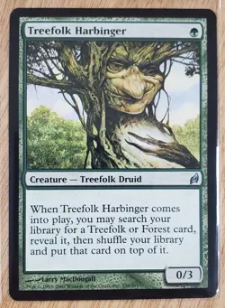 MTG Magic The Gathering- Treefolk Harbinger Lorwyn Regular - Image 1