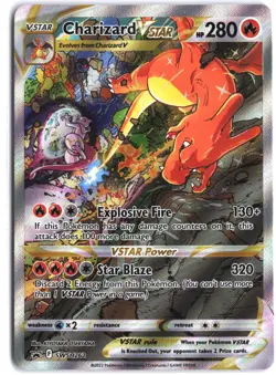 Charizard VSTAR SWSH262 Promo SWSH Black Star Pokemon - Image 1