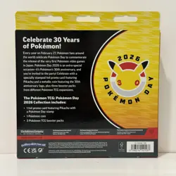 Pokemon TCG Pokemon Day 2026 Collection 30th anniversary - In hand - GLOBAL SHIP - Image 2