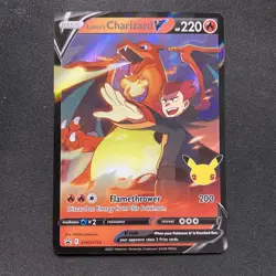 Pokemon Celebrations 25th Anniversary Lance's Charizard v Promo SWSH133 NM - Image 1