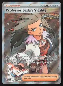 Professor Sada's Vitality Full Art 239/182 Pokemon Paradox Rift - Image 1