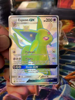 Espeon GX Full Art SV60/SV94 NM Hidden Fates Pokemon TCG - Image 3