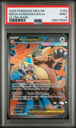 Mega Kangaskhan EX Pokemon Mega Evolution Ultra Rare MEG EN 164/132 PSA 9 - Image 1