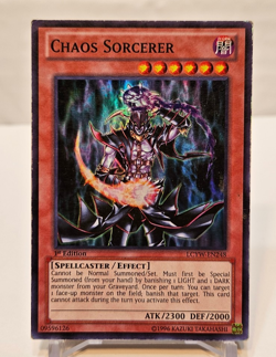Chaos Sorcerer LCYW-EN248 Super Rare 1st Edition Yugioh 914 - Image 1