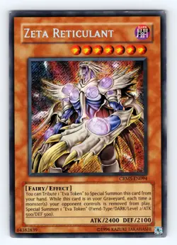 Yugioh Zeta Reticulant CRMS-EN094 Secret Rare - VLP-NM 💎 - Image 1