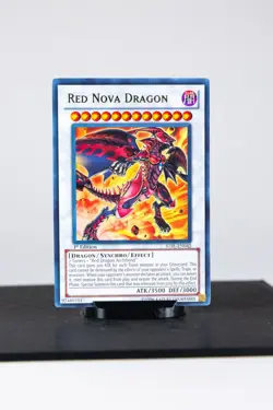 Yu Gi Oh! Starstrike Blast STBL-EN042 Red Nova Dragon 1st Edition Ultra Rare LP - Image 1